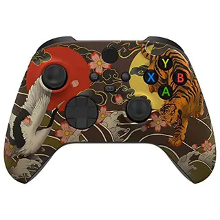 eXtremeRate Carcasa frontal de Tiger & Crane para mando Xbox Series X y S modelo 1914