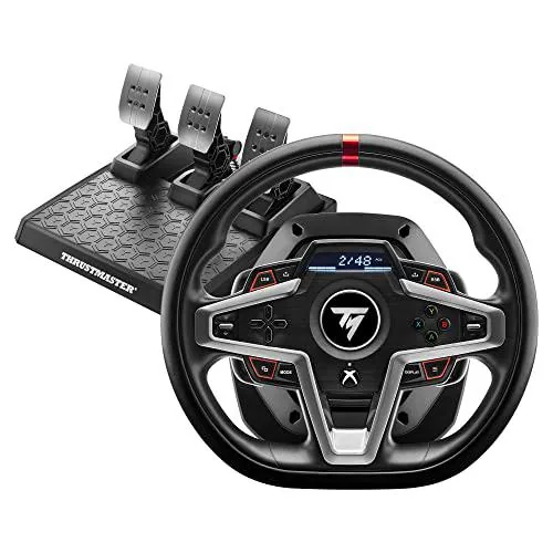 Thrustmaster T248, Volante de Carreras y Pedales Magnéticos