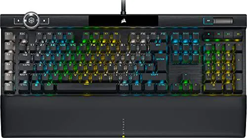 Corsair K100 RGB Teclado óptico mecánico para Juegos OPX Interruptores ópticos: Hyper-Fast & Linear