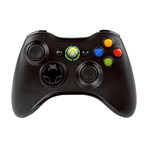 Microsoft - Mando Inalámbrico, Color Negro (PC, Xbox 360)