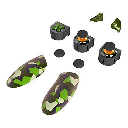 Thrustmaster ESWAP X GREEN COLOR PACK, Pack de 7 Módulos de Camuflaje Verdes