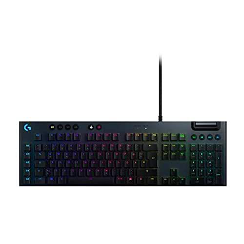 Logitech Teclados Marca Modelo G815 LIGHTSYNC RGB Mechanical GKB Linear Carbon DEU 920-009001