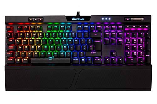 Corsair Teclado mecánico para Juegos K70 RGB MK.2 (interruptores Cherry MX Rojos: Lineal y rápido