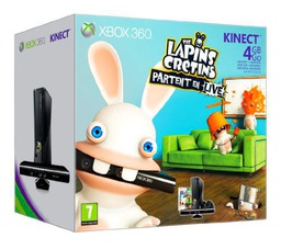 Console Xbox 360 4 Go + Kinect + Les lapins crétins: partent en live [Importación Francesa]